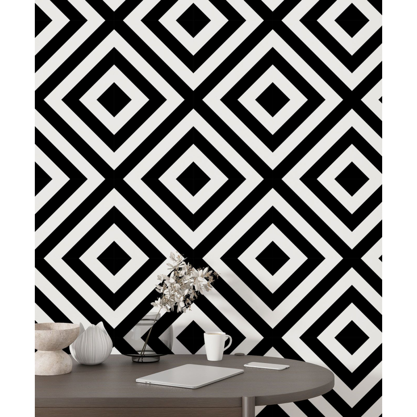 Papier peint motif XL - Motif géométrique