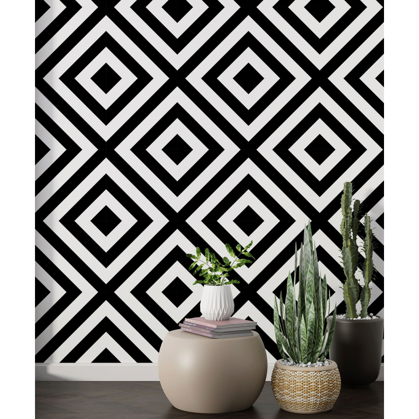 Papier peint motif XL - Motif géométrique