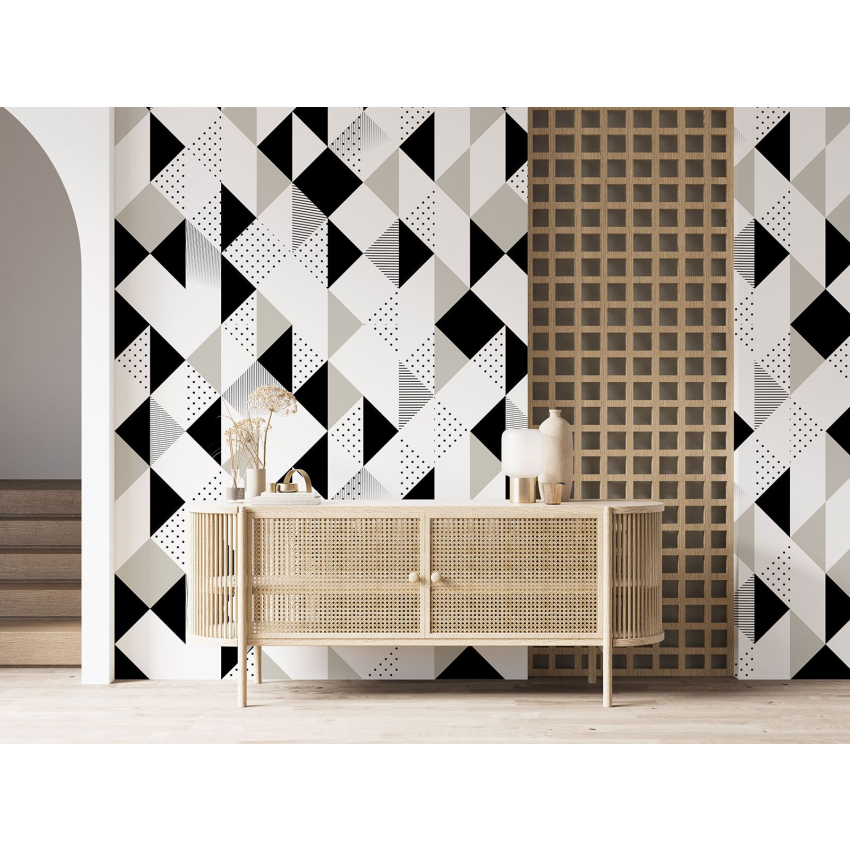 Papier peint motif XL - Motif géométrique