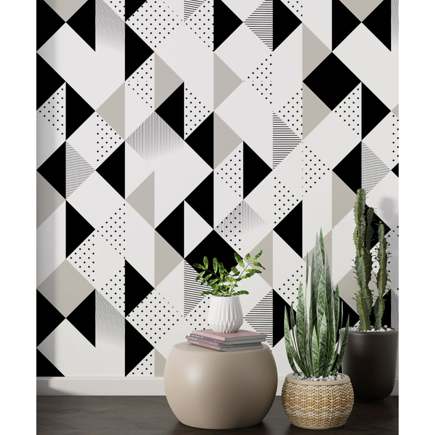 Papier peint motif XL - Motif géométrique