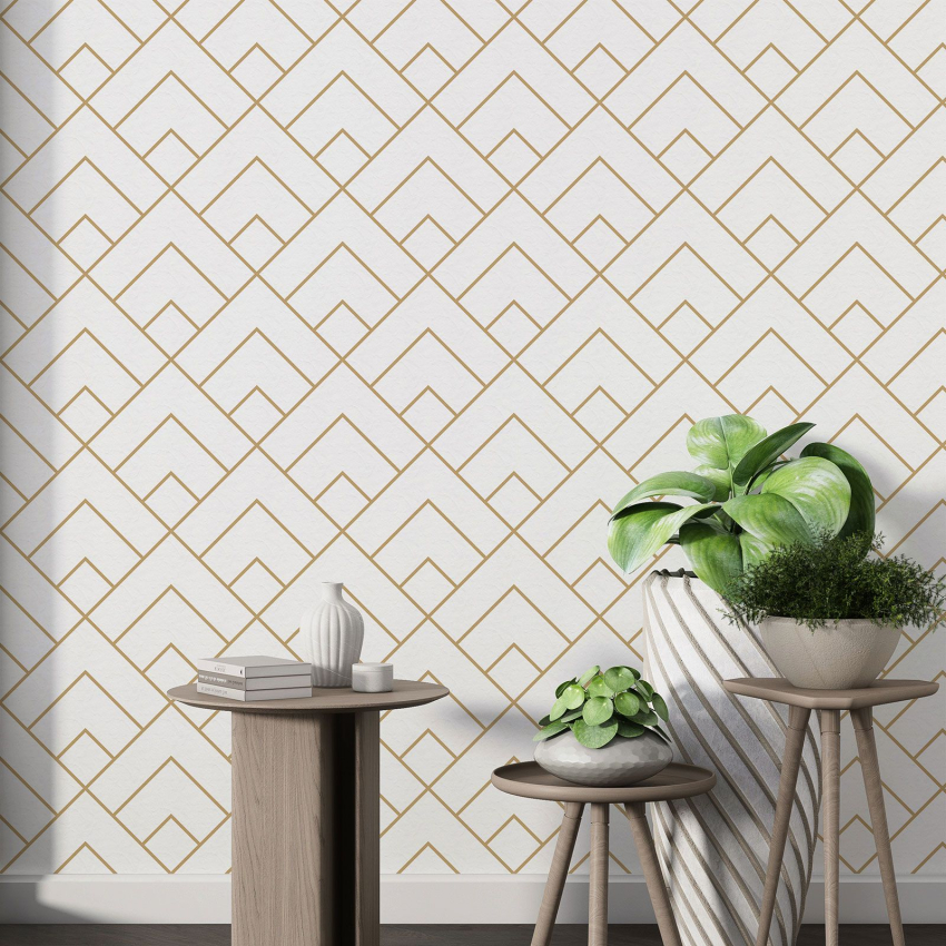 Papier peint motif XL - Motif géométrique
