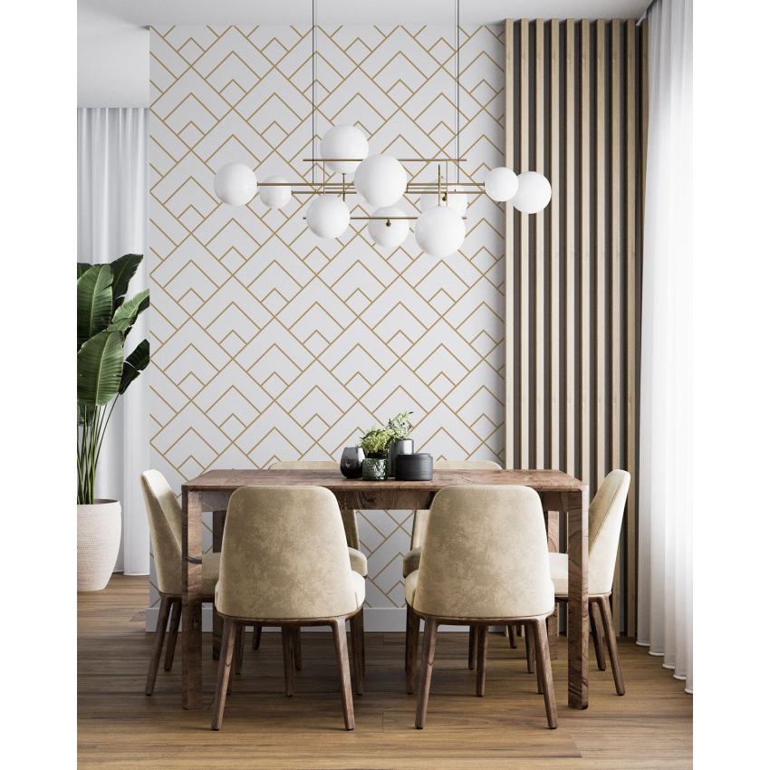 Papier peint motif XL - Motif géométrique