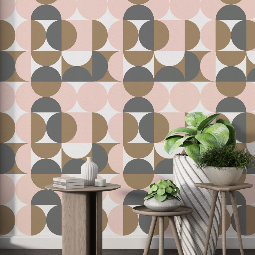 Papier peint motif XL - Motif géométrique