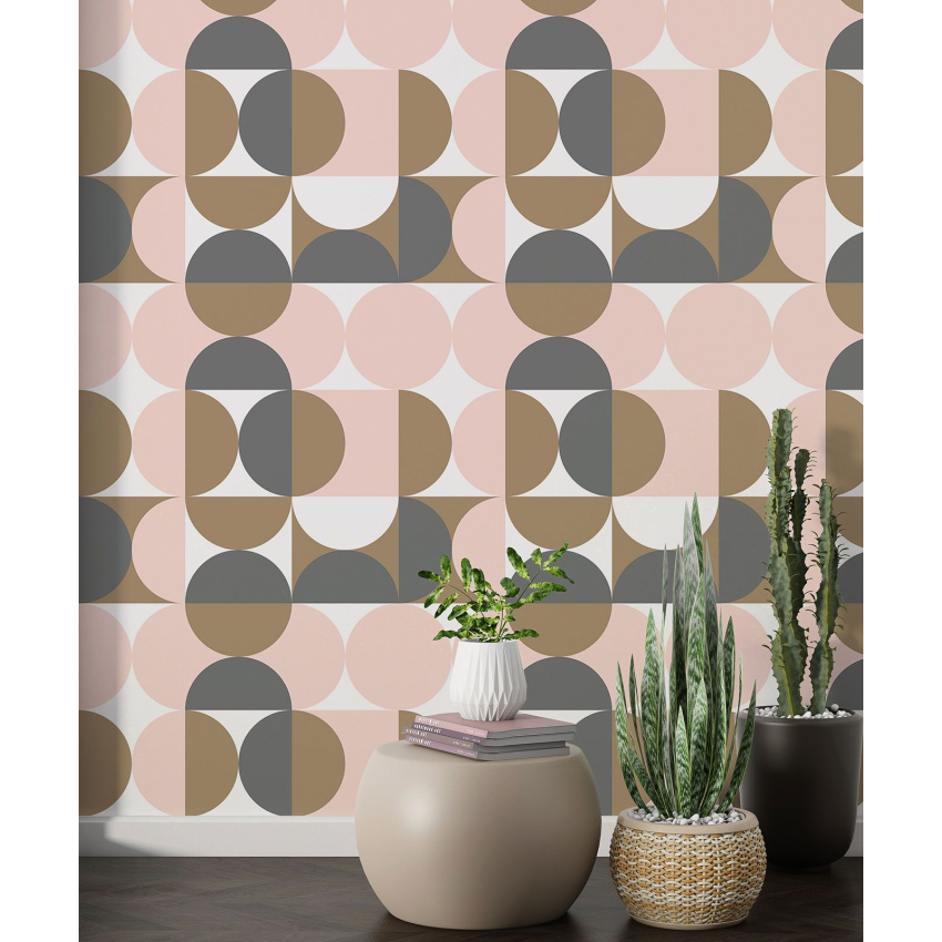Papier peint motif XL - Motif géométrique