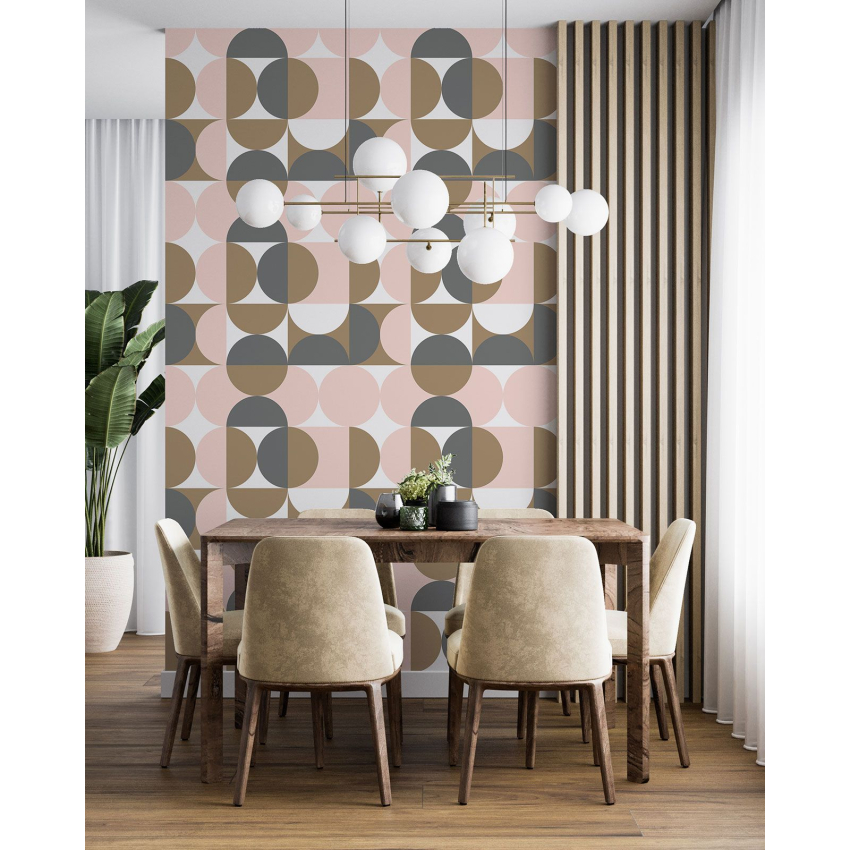 Papier peint motif XL - Motif géométrique