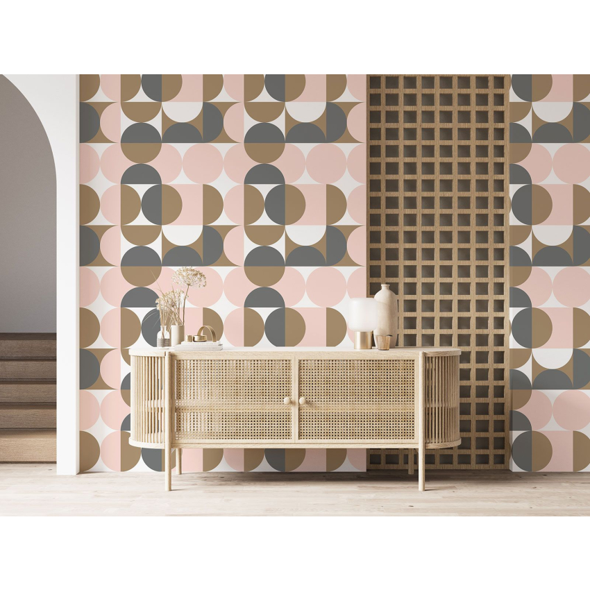 Papier peint motif XL - Motif géométrique