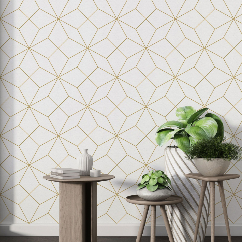 Papier peint motif XL - Motif géométrique