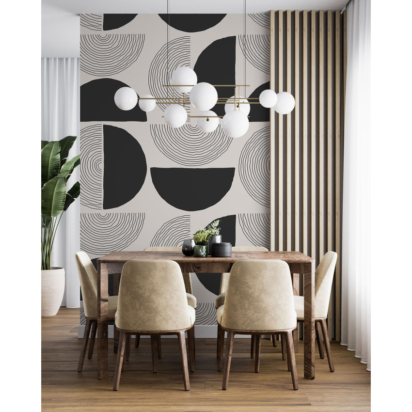 Papier peint motif XL - Motif géométrique