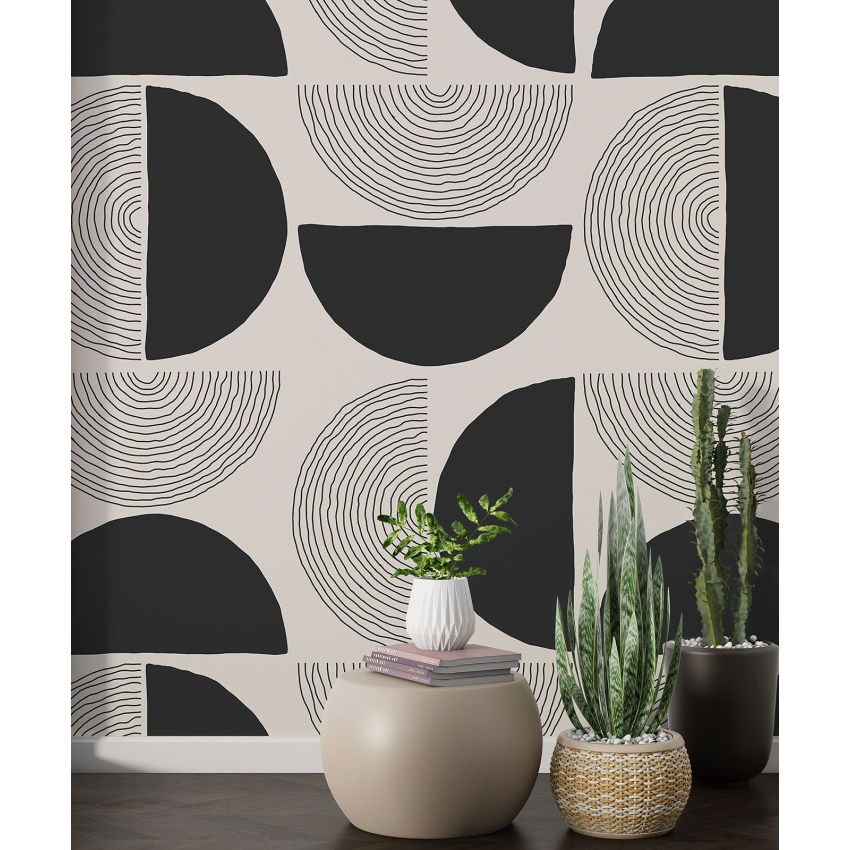 Papier peint motif XL - Motif géométrique