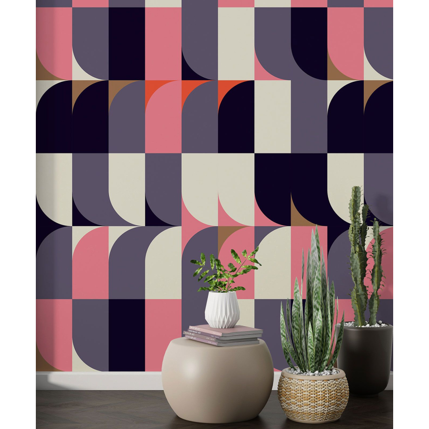 Papier peint motif XL - Motif géométrique