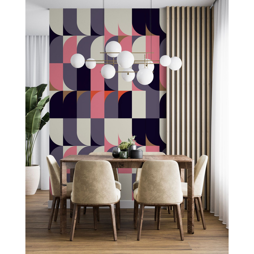Papier peint motif XL - Motif géométrique
