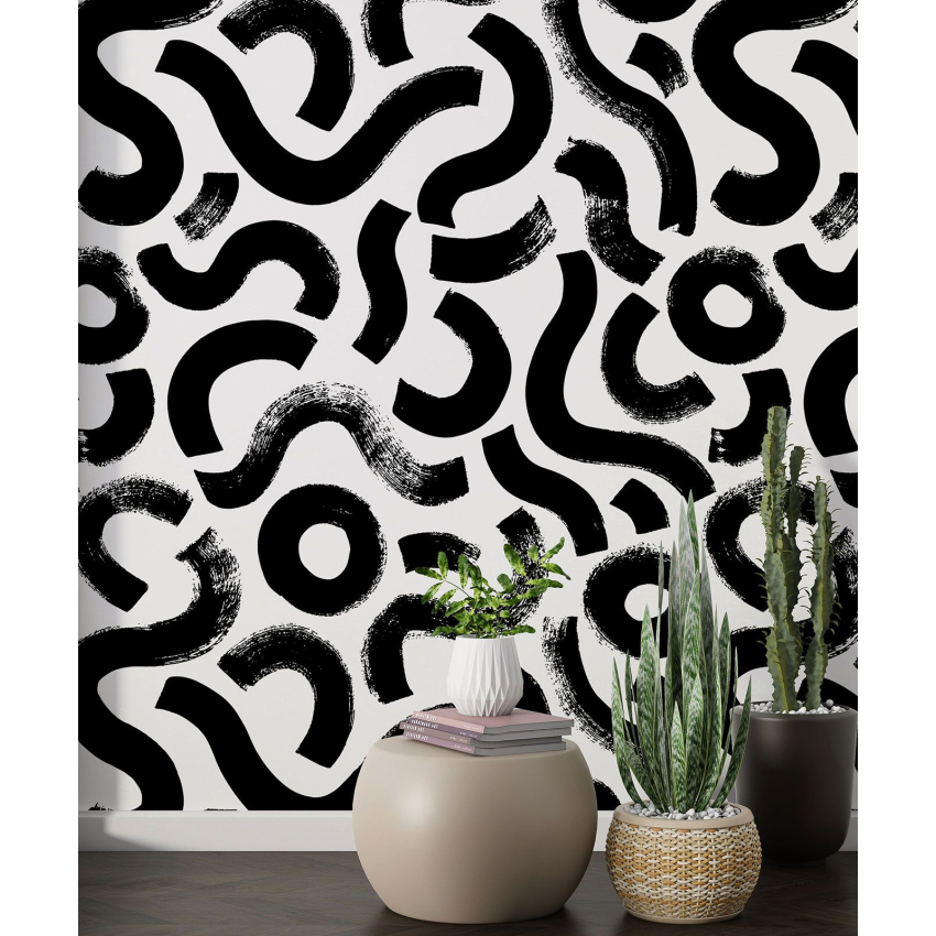 Papier peint motif XL - Motif graphique