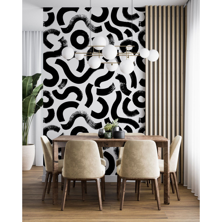 Papier peint motif XL - Motif graphique