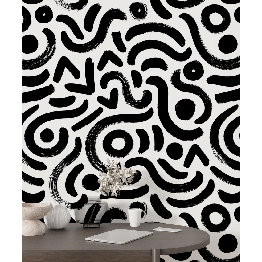 Papier peint motif XL - Motif graphique