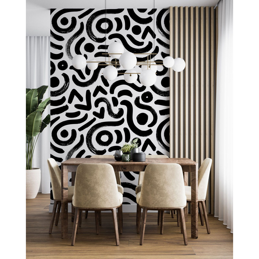 Papier peint motif XL - Motif graphique