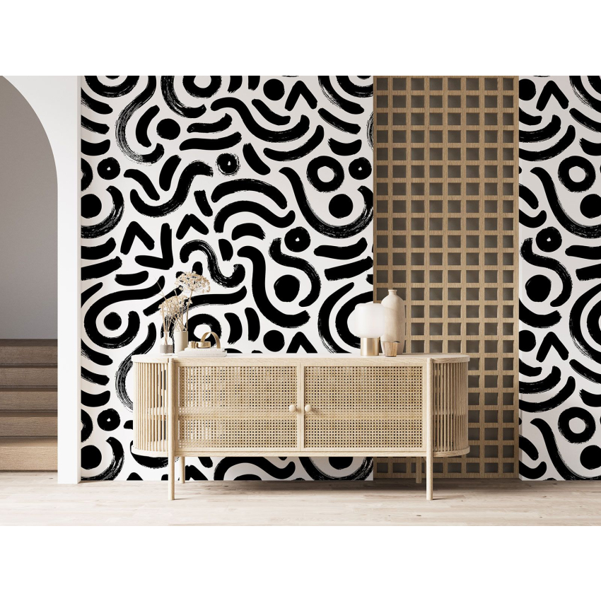 Papier peint motif XL - Motif graphique