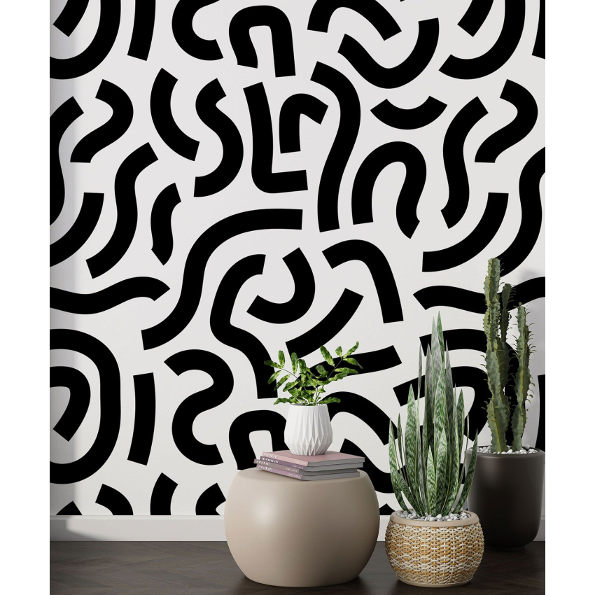 Papier peint motif XL - Motif graphique
