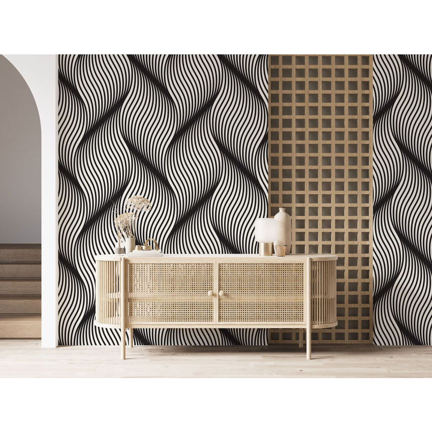 Papier peint motif XL - Motif tressé - 439