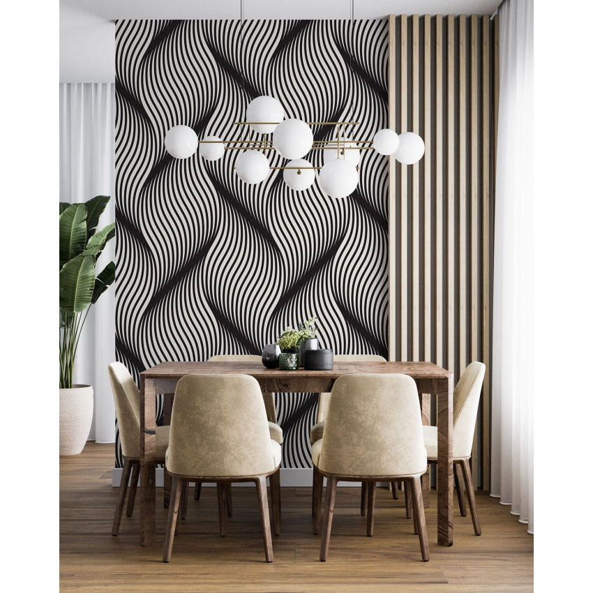 Papier peint motif XL - Motif tressé - 439
