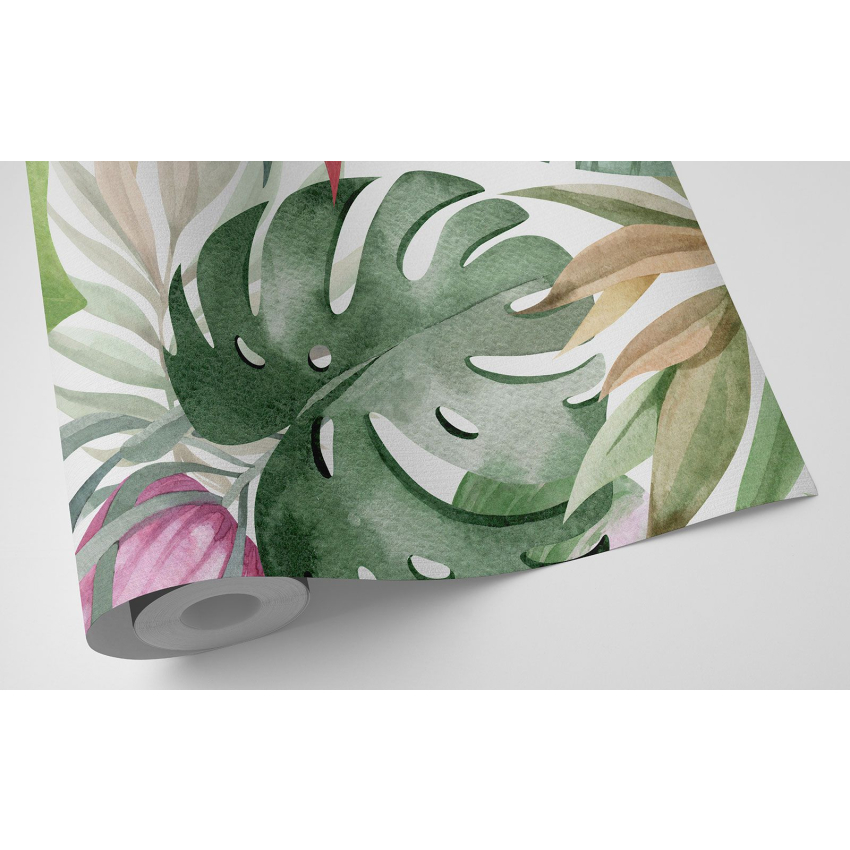 Papier peint motif XL - Motif tropical