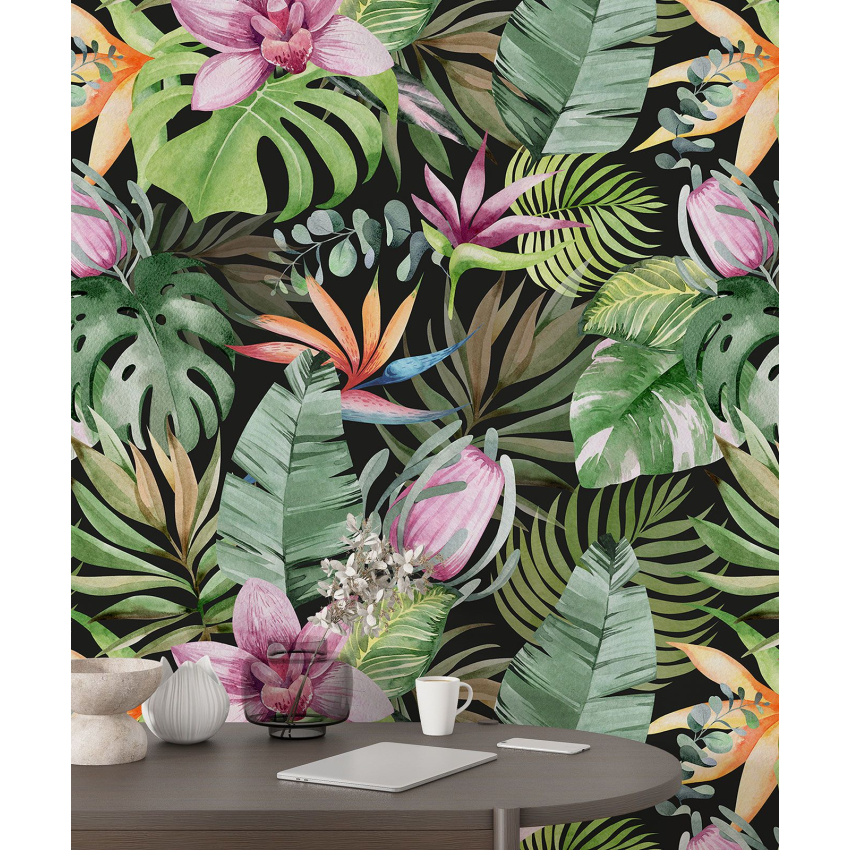Papier peint motif XL - Motif tropical