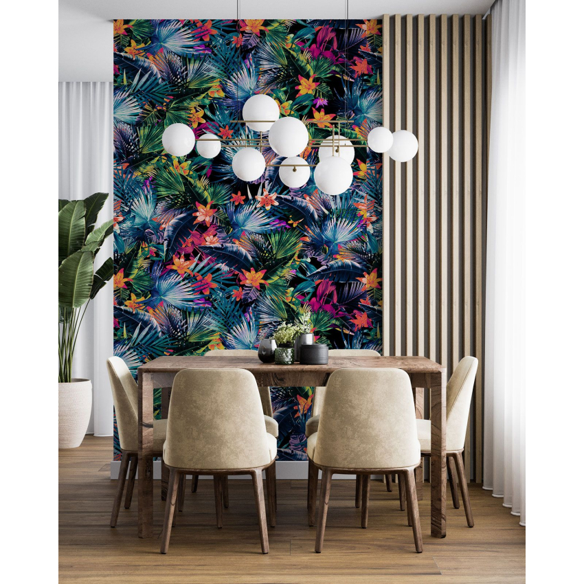 Papier peint motif XL - Motif tropical