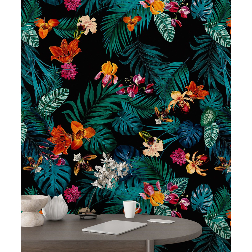 Papier peint motif XL - Motif tropical