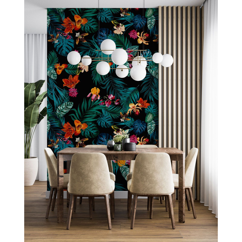 Papier peint motif XL - Motif tropical