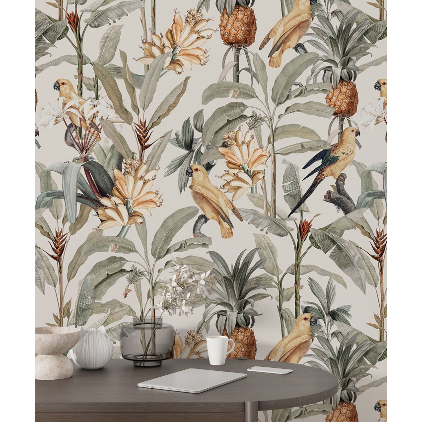 Papier peint motif XL - Motif tropical