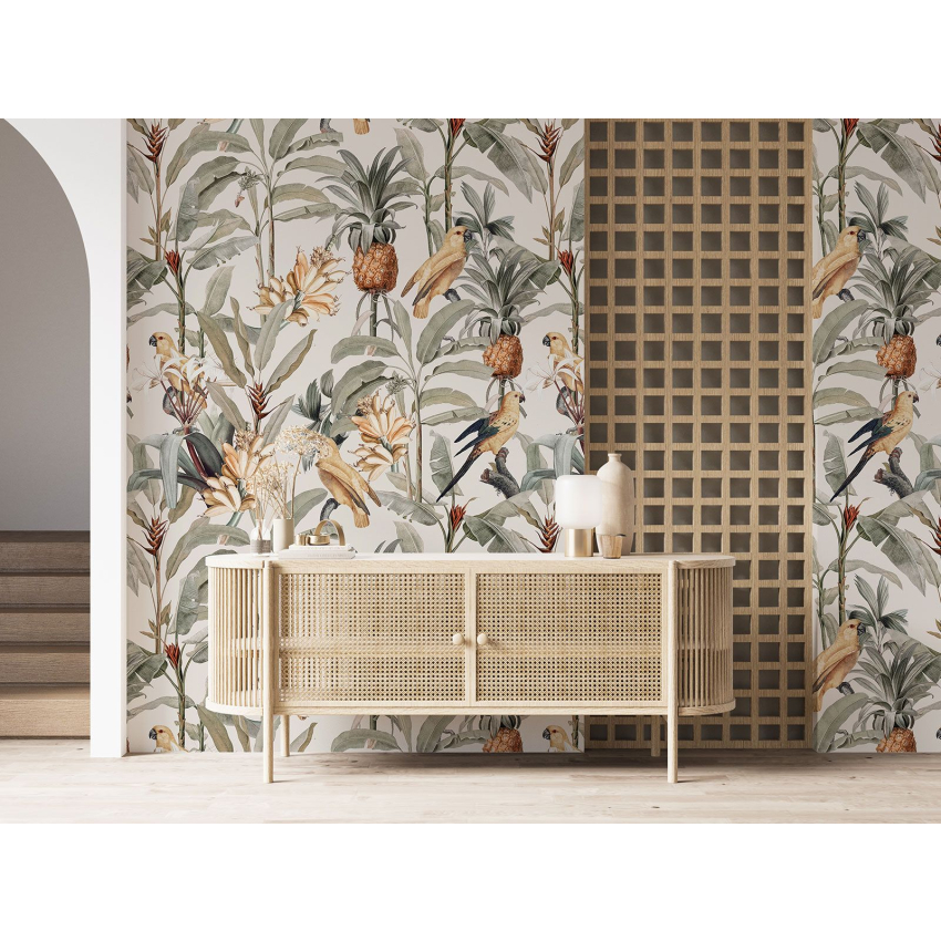 Papier peint motif XL - Motif tropical