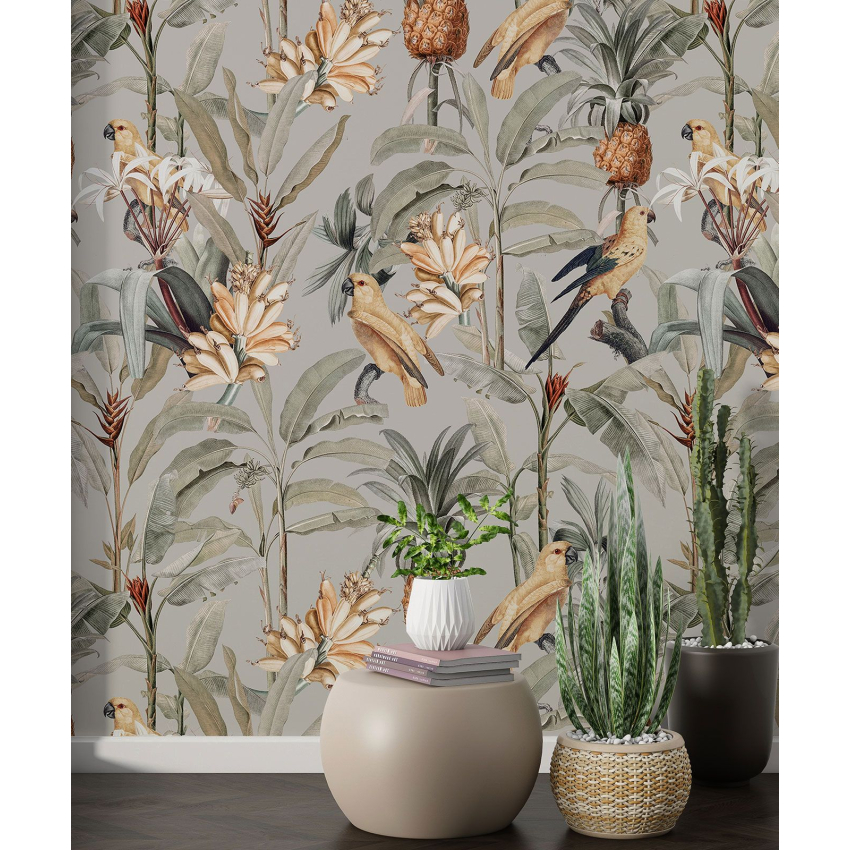 Papier peint motif XL - Motif tropical