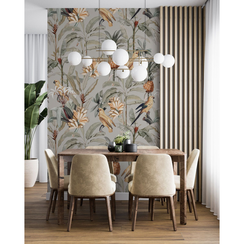 Papier peint motif XL - Motif tropical