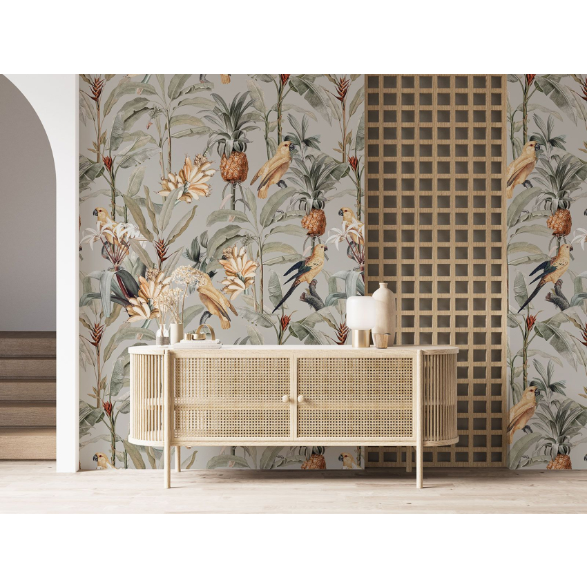 Papier peint motif XL - Motif tropical