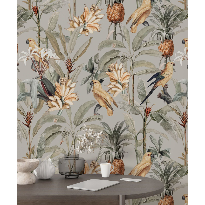 Papier peint motif XL - Motif tropical