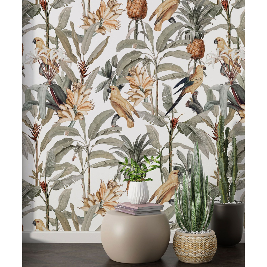Papier peint motif XL - Motif tropical