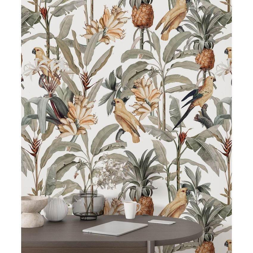 Papier peint motif XL - Motif tropical