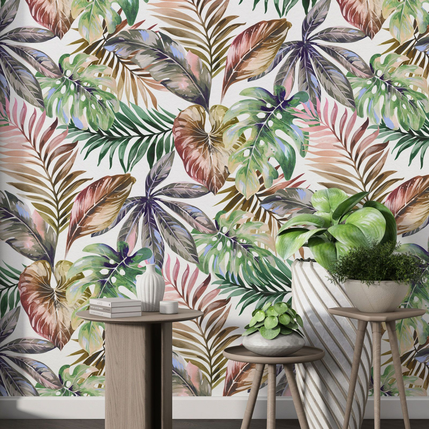 Papier peint motif XL - Motif tropical