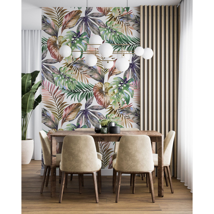 Papier peint motif XL - Motif tropical