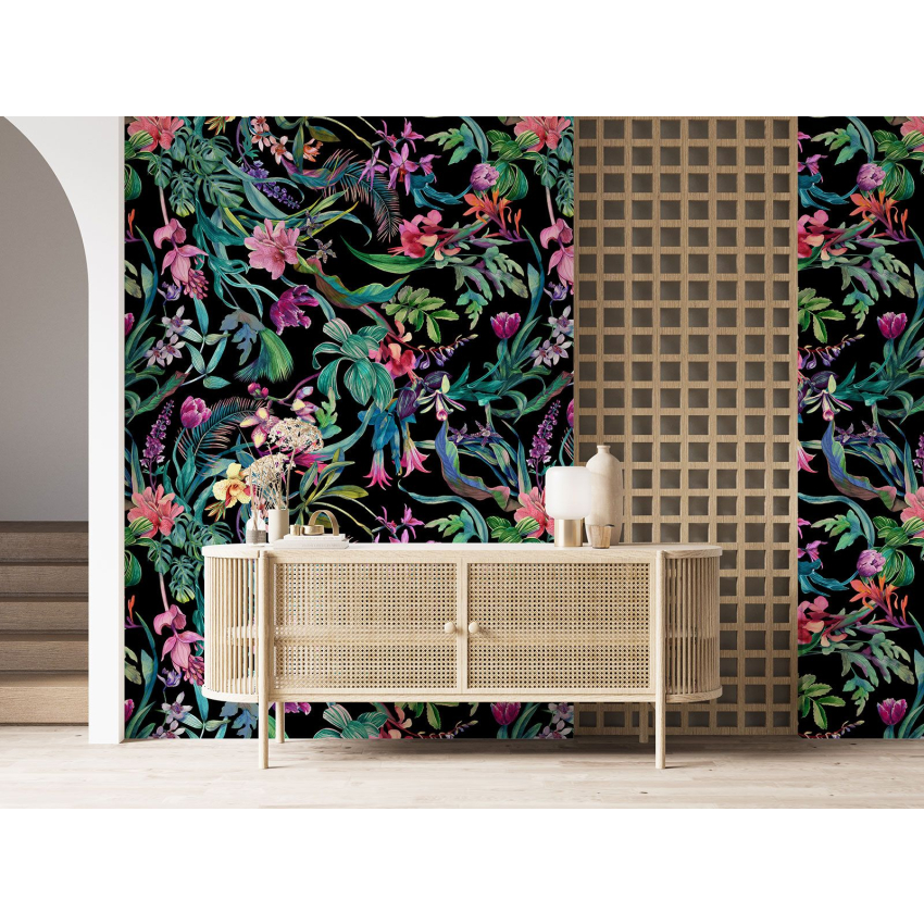 Papier peint motif XL - Motif tropical