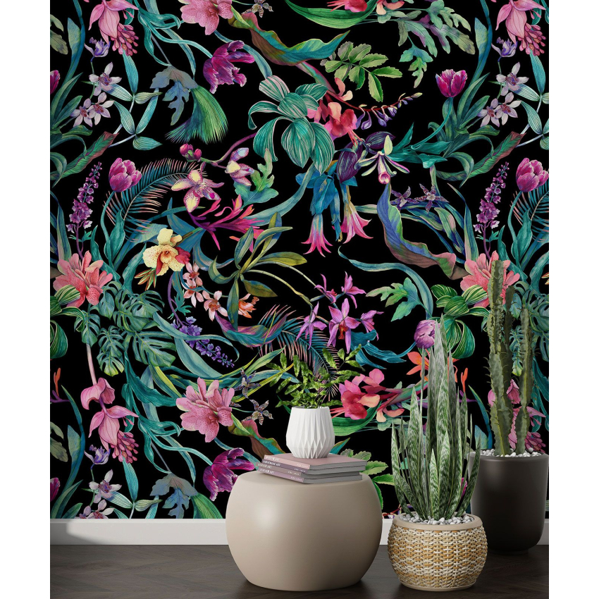 Papier peint motif XL - Motif tropical
