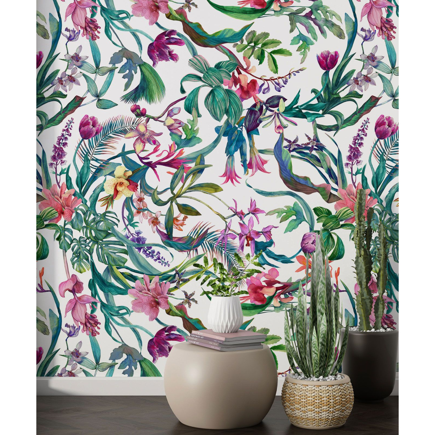 Papier peint motif XL - Motif tropical