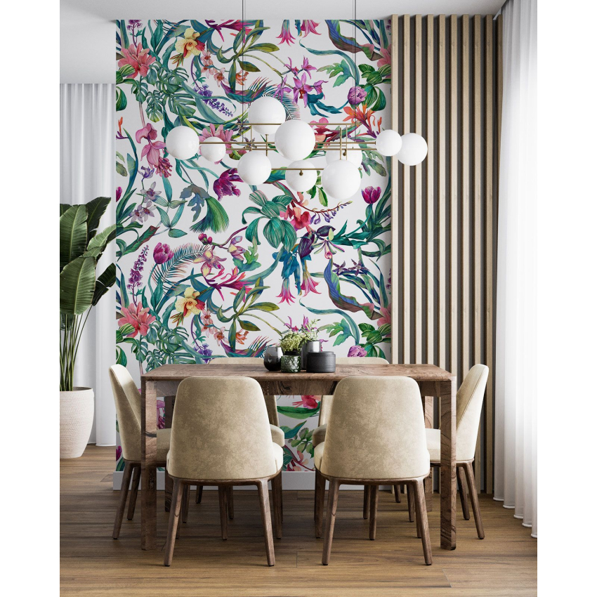 Papier peint motif XL - Motif tropical