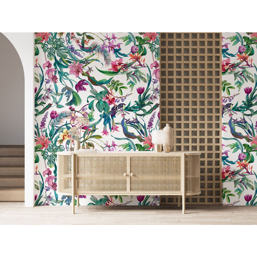Papier peint motif XL - Motif tropical