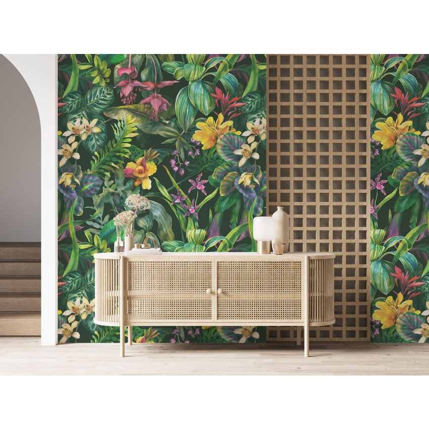 Papier peint motif XL - Motif tropical