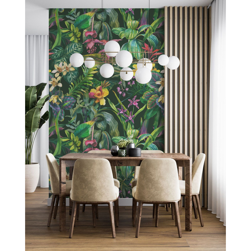 Papier peint motif XL - Motif tropical