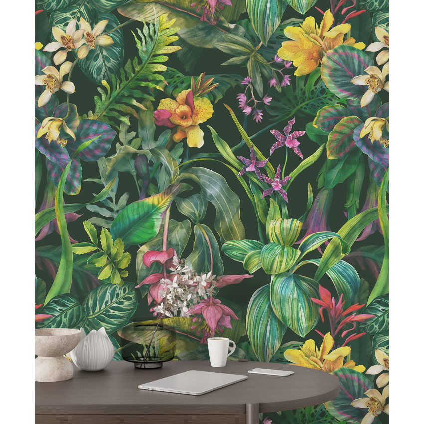 Papier peint motif XL - Motif tropical