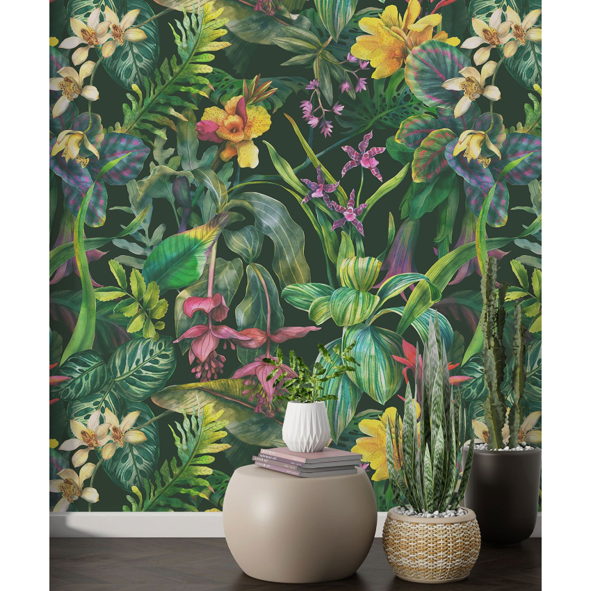Papier peint motif XL - Motif tropical