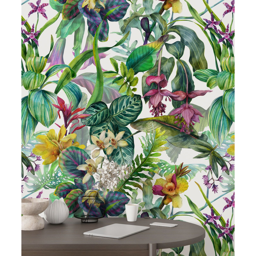 Papier peint motif XL - Motif tropical