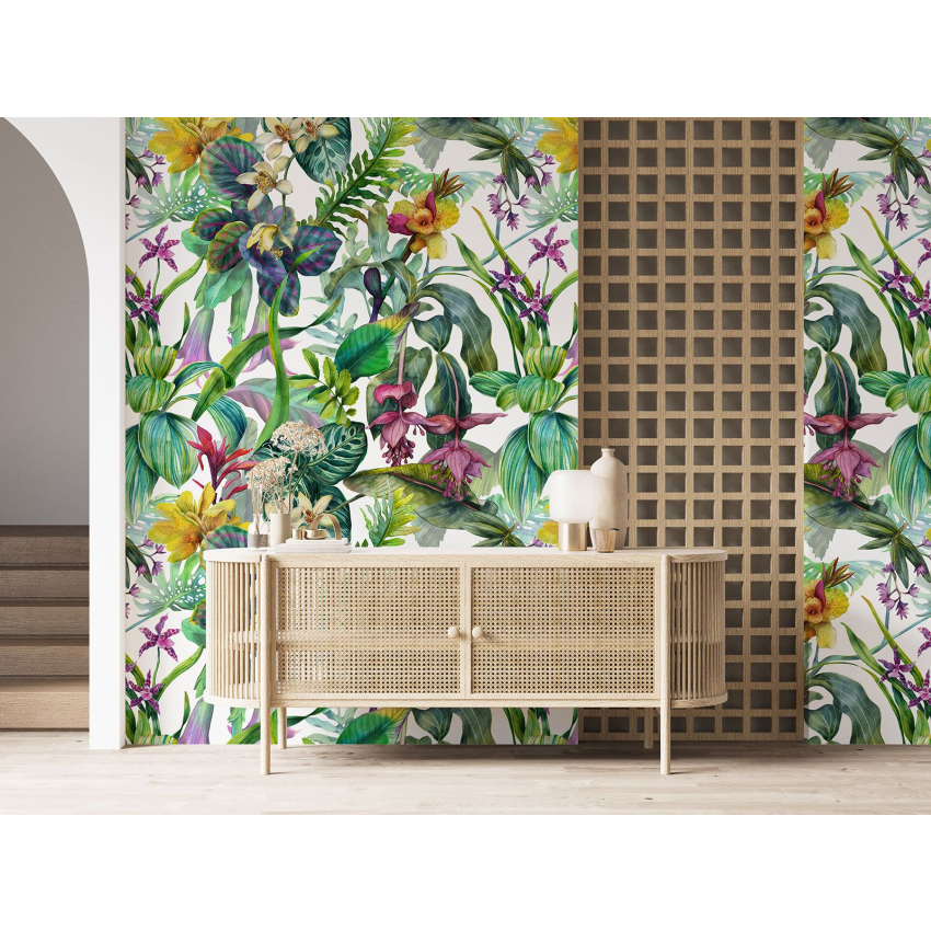 Papier peint motif XL - Motif tropical