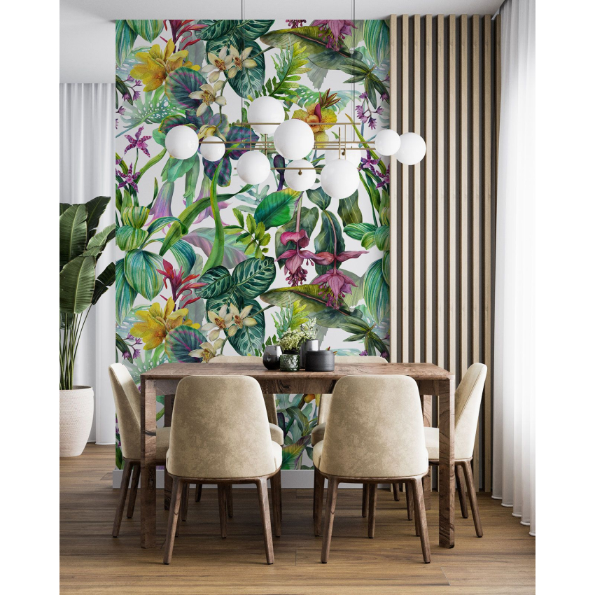 Papier peint motif XL - Motif tropical